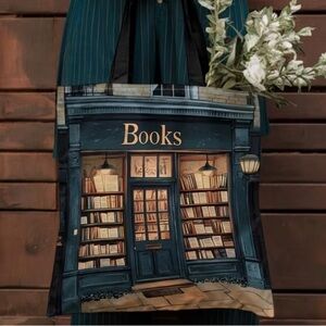 Book Lovers Bookstore Print Tote Bag New